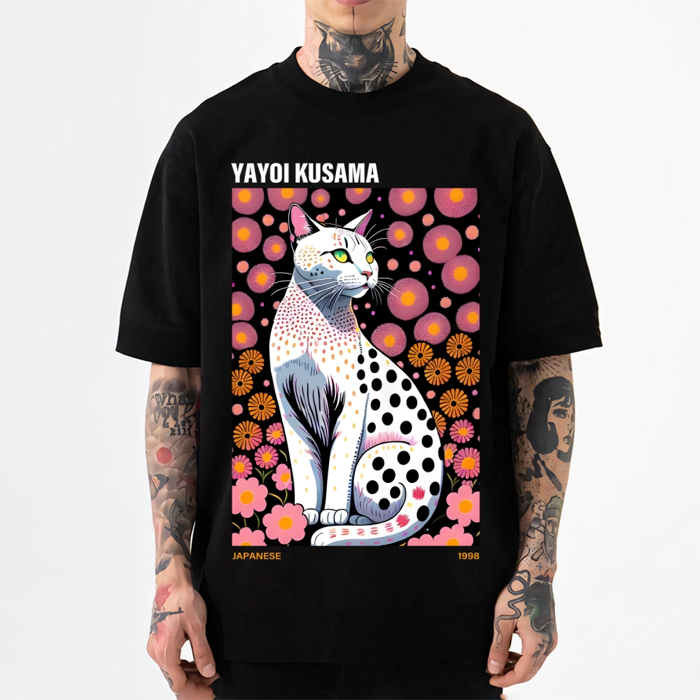 Yayoi Kusama Cat Japanese Style Classic Tee
