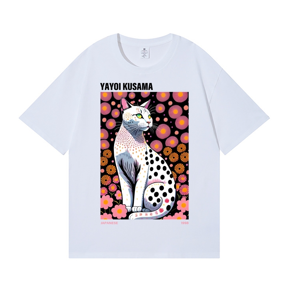Yayoi Kusama Cat Japanese Style Classic Tee