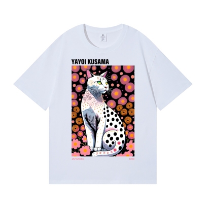 Yayoi Kusama Cat Japanese Style Classic Tee