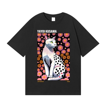Yayoi Kusama Cat Japanese Style Classic Tee