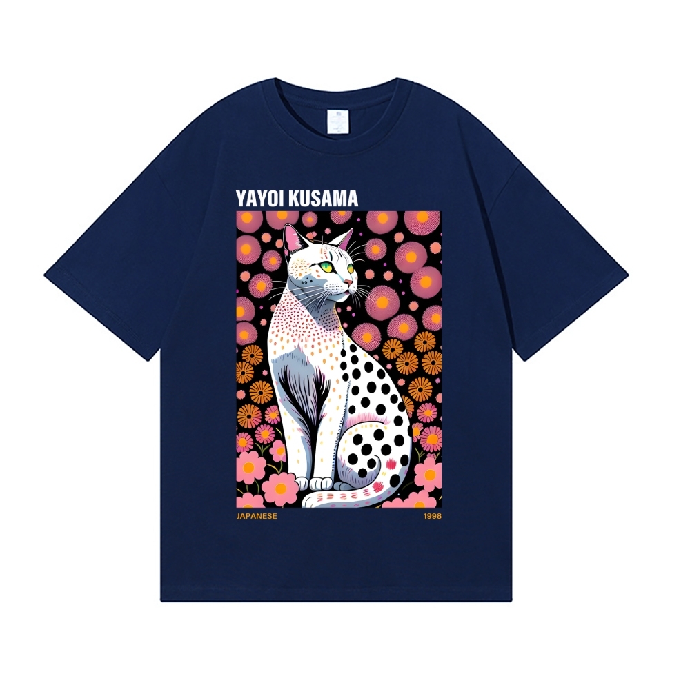 Yayoi Kusama Cat Japanese Style Classic Tee