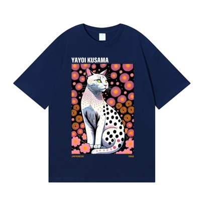 Yayoi Kusama Cat Japanese Style Classic Tee