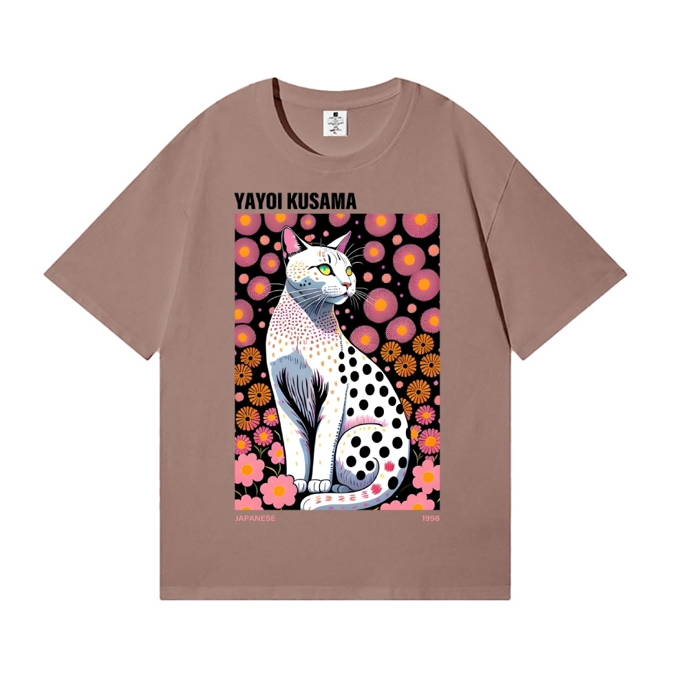 Yayoi Kusama Cat Japanese Style Classic Tee