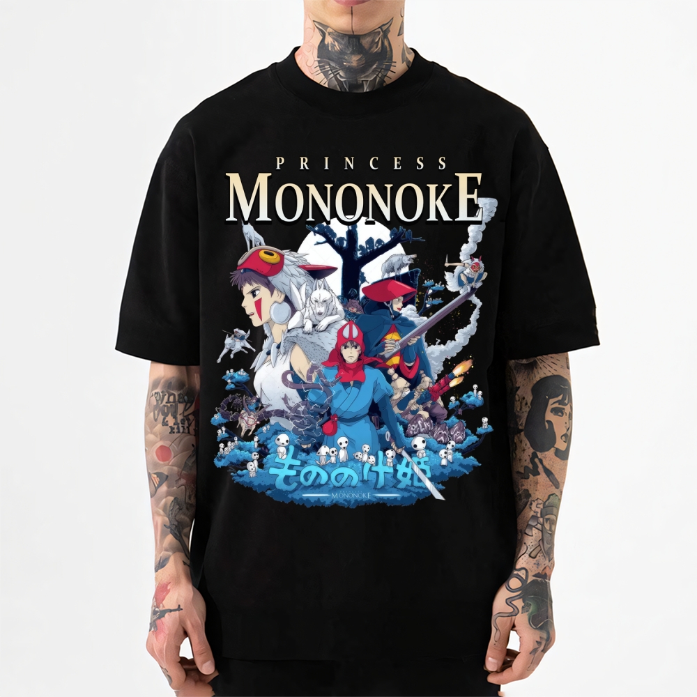 Ghibli Princess Mononoke Japanese Style Classic Tee