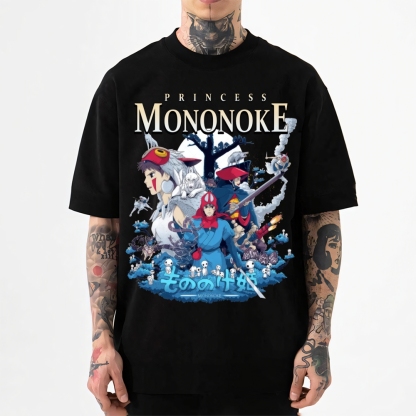 Ghibli Princess Mononoke Japanese Style Classic Tee