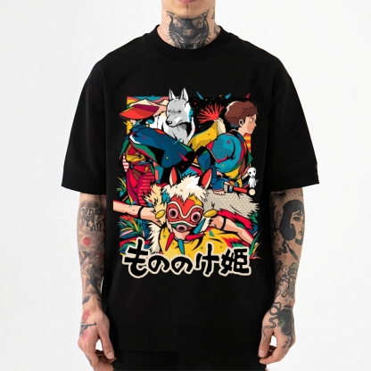 Ghibli Princess Mononoke Japanese Style Classic Tee