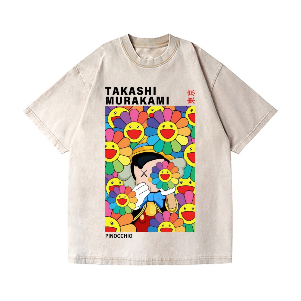 TM Pincocchio Vintage Wash Japanese Design T-Shirt
