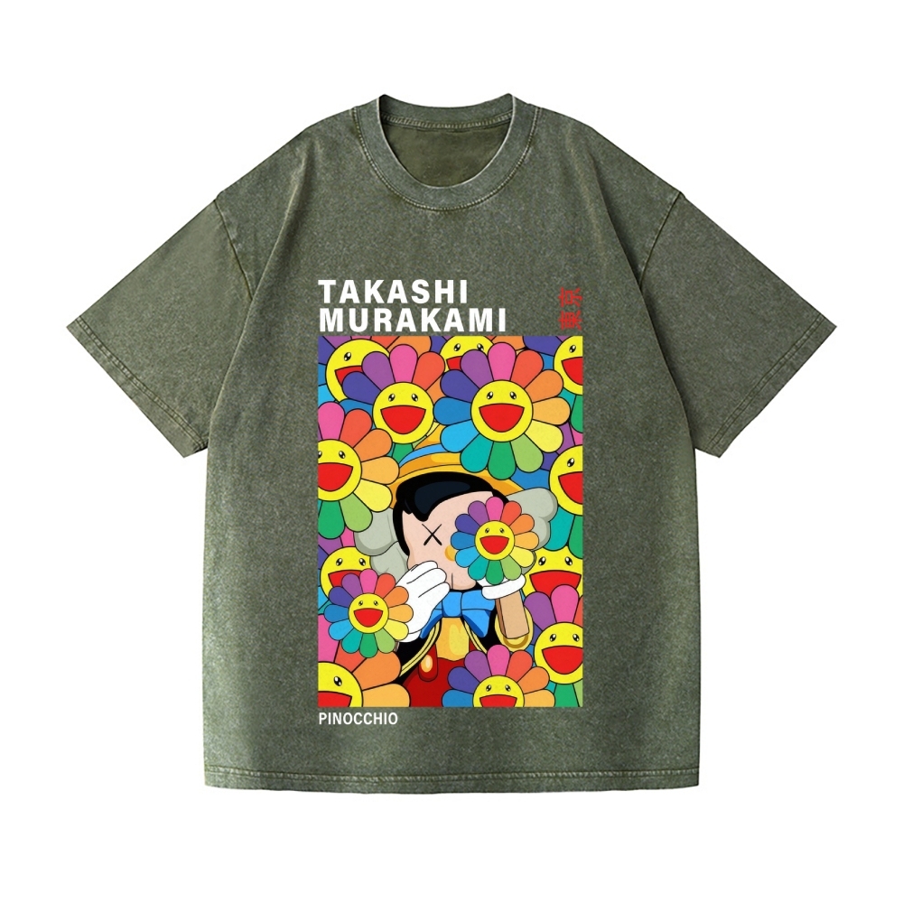TM Pincocchio Vintage Wash Japanese Design T-Shirt