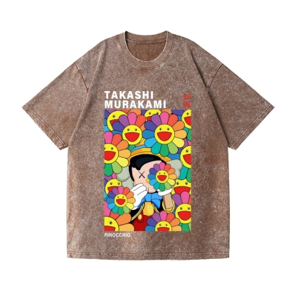 TM Pincocchio Vintage Wash Japanese Design T-Shirt