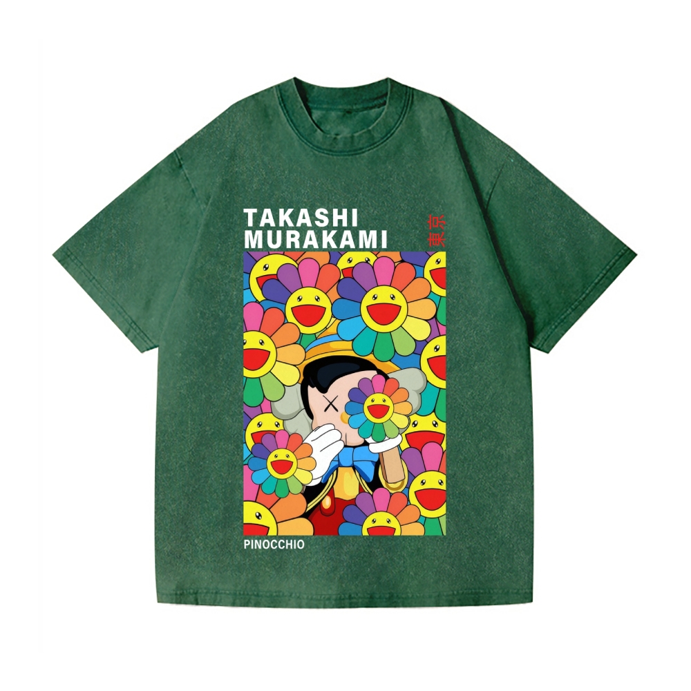 TM Pincocchio Vintage Wash Japanese Design T-Shirt