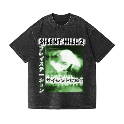 Silent Hill Vintage Wash Japanese Design T-Shirt