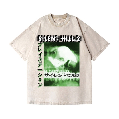 Silent Hill Vintage Wash Japanese Design T-Shirt