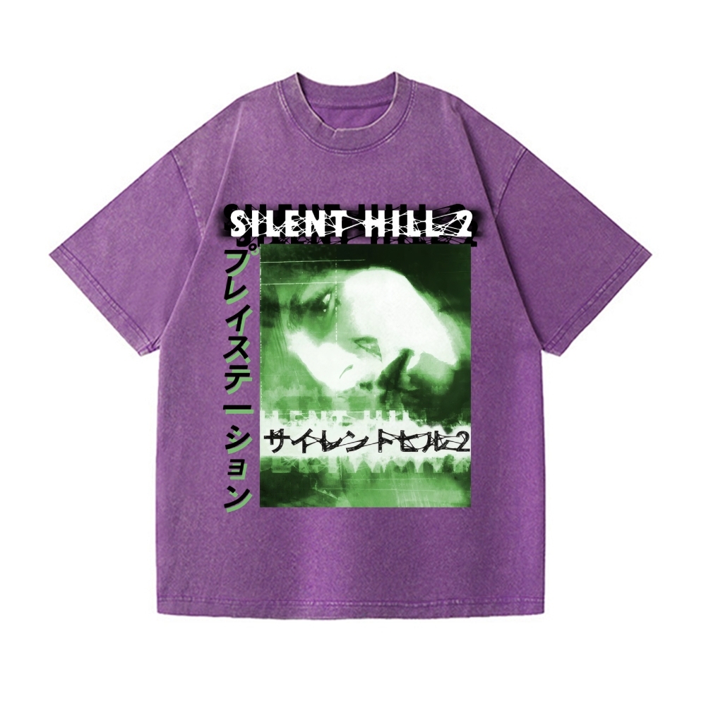 Silent Hill Vintage Wash Japanese Design T-Shirt