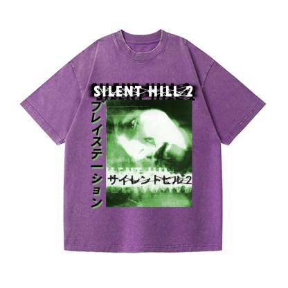 Silent Hill Vintage Wash Japanese Design T-Shirt