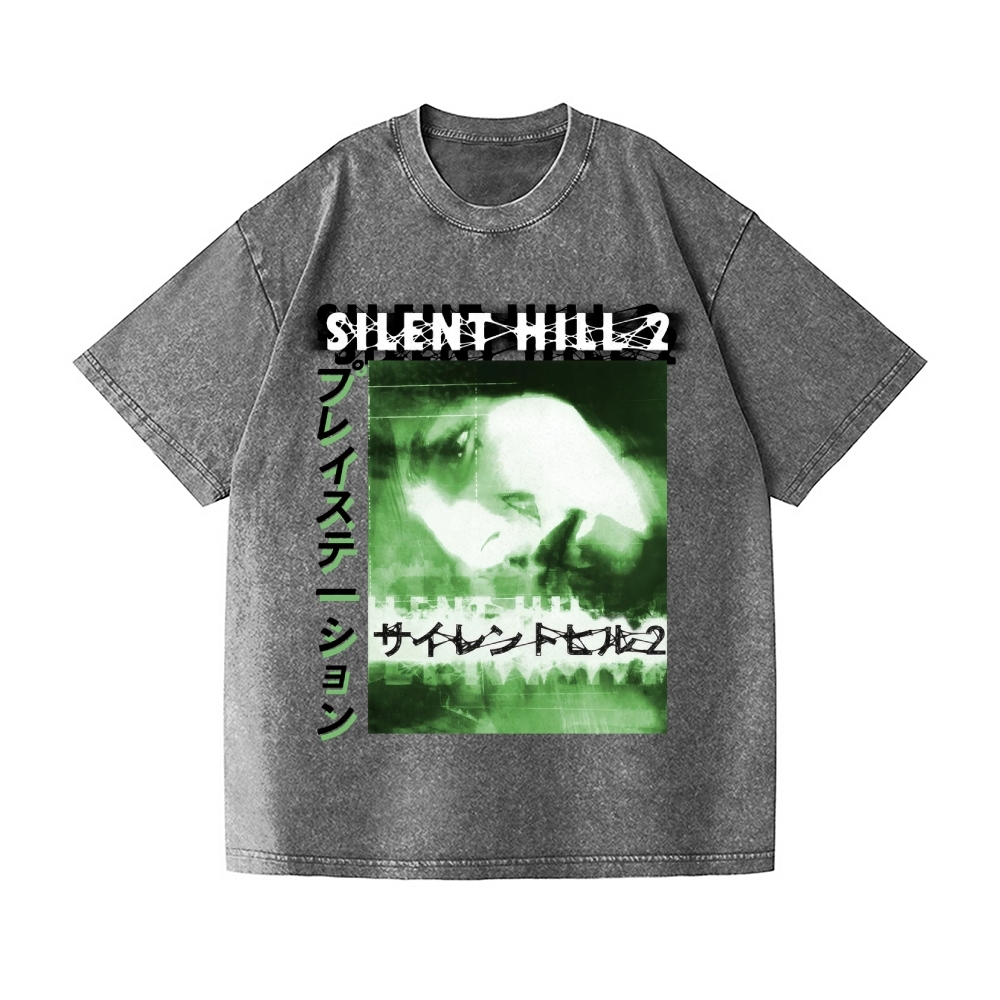 Silent Hill Vintage Wash Japanese Design T-Shirt
