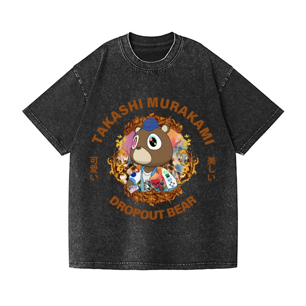 TM Bear Vintage Wash Japanese Design T-Shirt