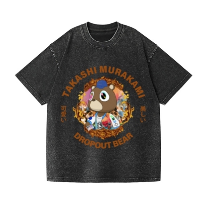 TM Bear Vintage Wash Japanese Design T-Shirt
