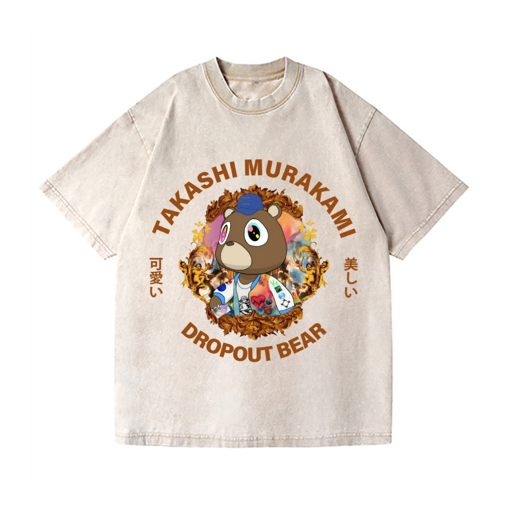 TM Bear Vintage Wash Japanese Design T-Shirt
