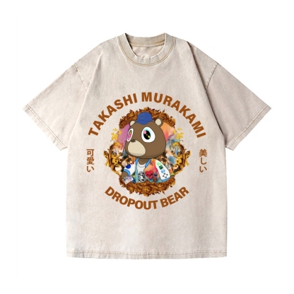 TM Bear Vintage Wash Japanese Design T-Shirt