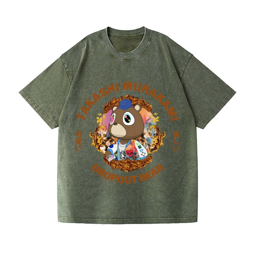 TM Bear Vintage Wash Japanese Design T-Shirt