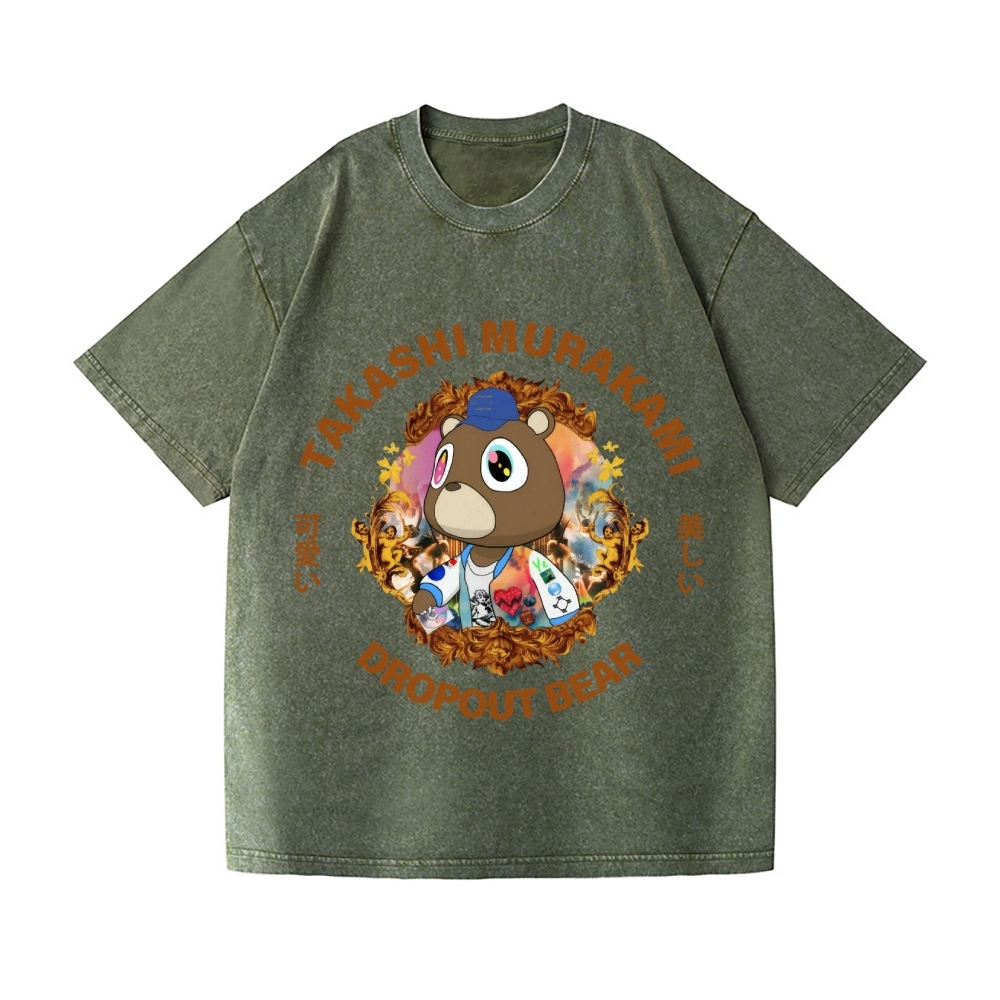 TM Bear Vintage Wash Japanese Design T-Shirt