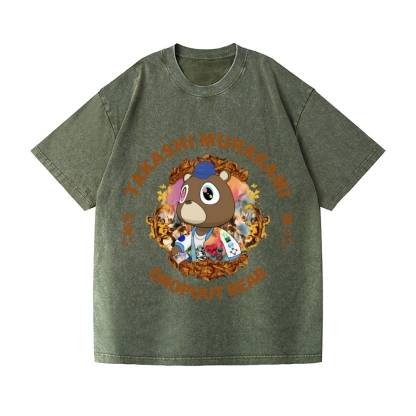 TM Bear Vintage Wash Japanese Design T-Shirt