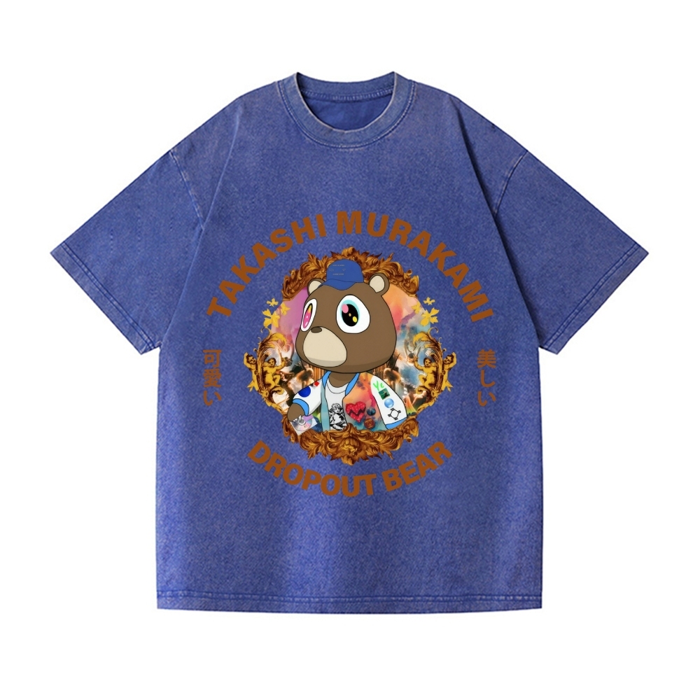 TM Bear Vintage Wash Japanese Design T-Shirt