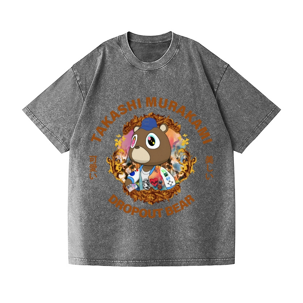 TM Bear Vintage Wash Japanese Design T-Shirt
