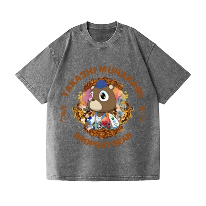 TM Bear Vintage Wash Japanese Design T-Shirt