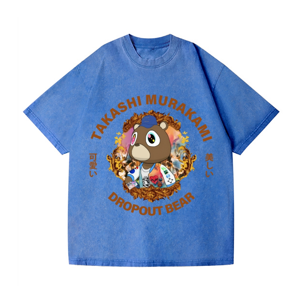 TM Bear Vintage Wash Japanese Design T-Shirt