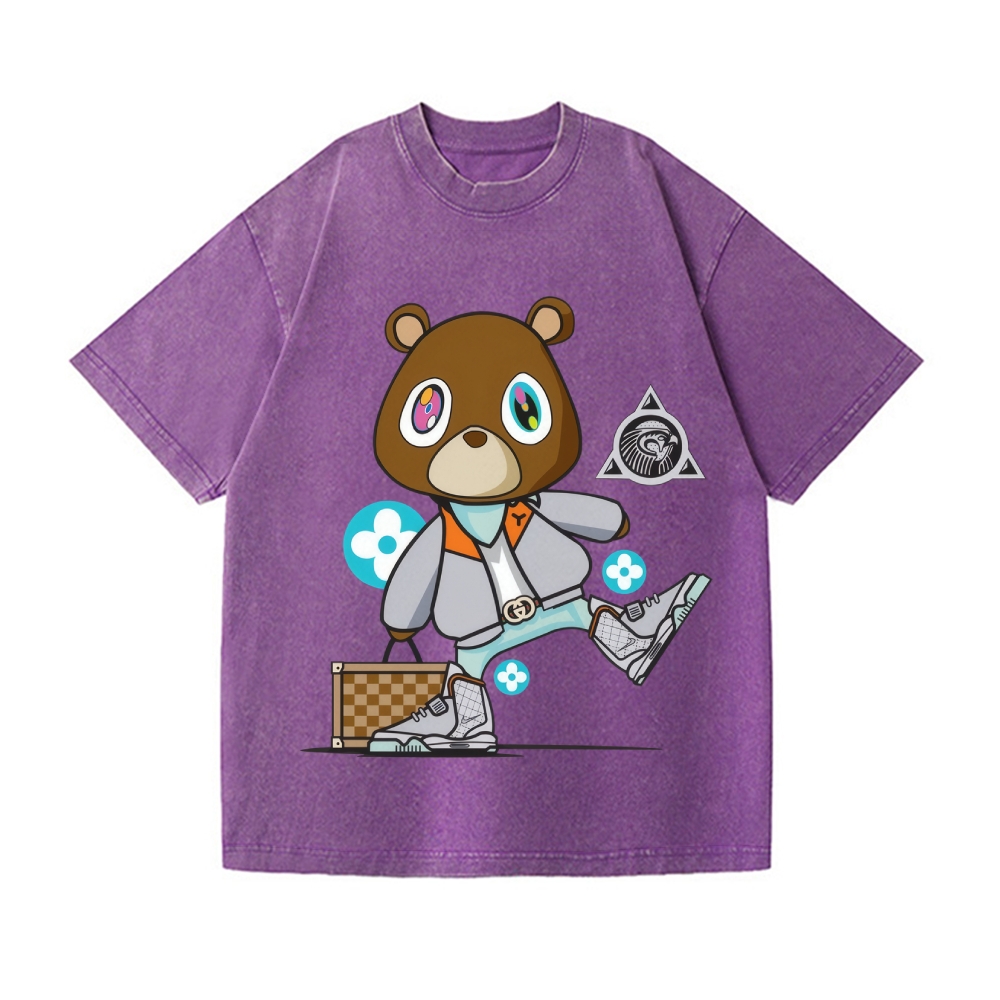 TM Bear Vintage Wash Japanese Design T-Shirt