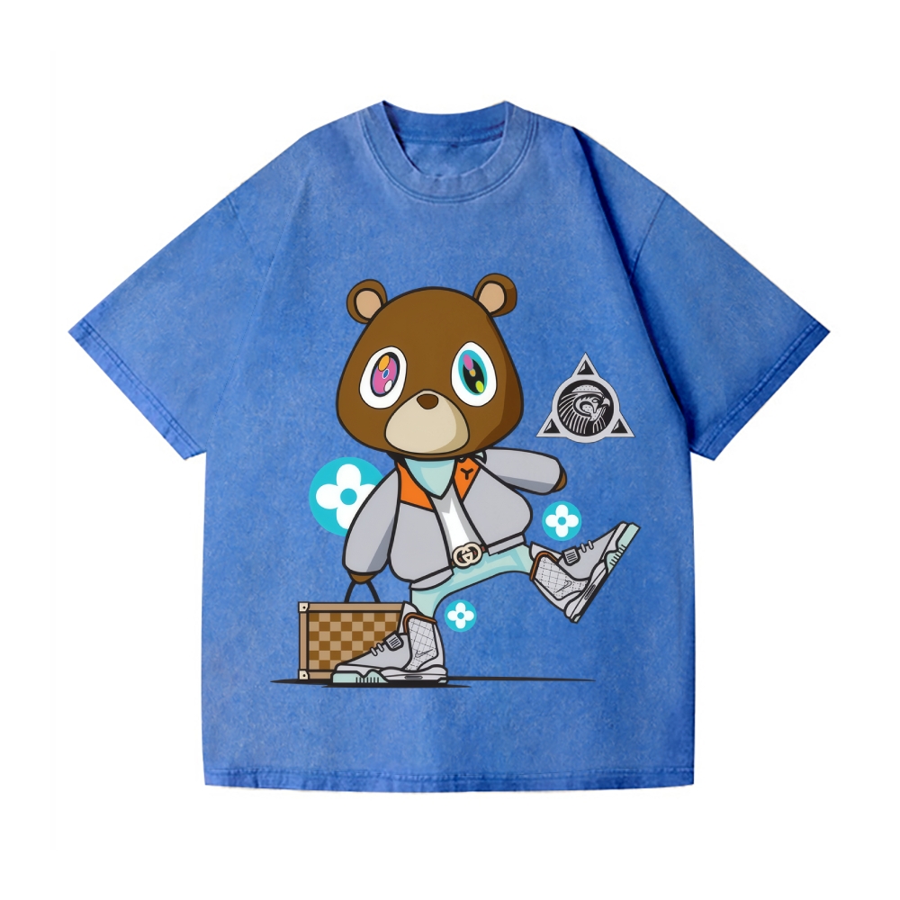 TM Bear Vintage Wash Japanese Design T-Shirt