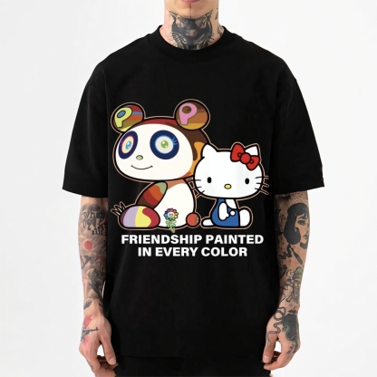 TM Panda Kitty Japanese Style Classic Tee