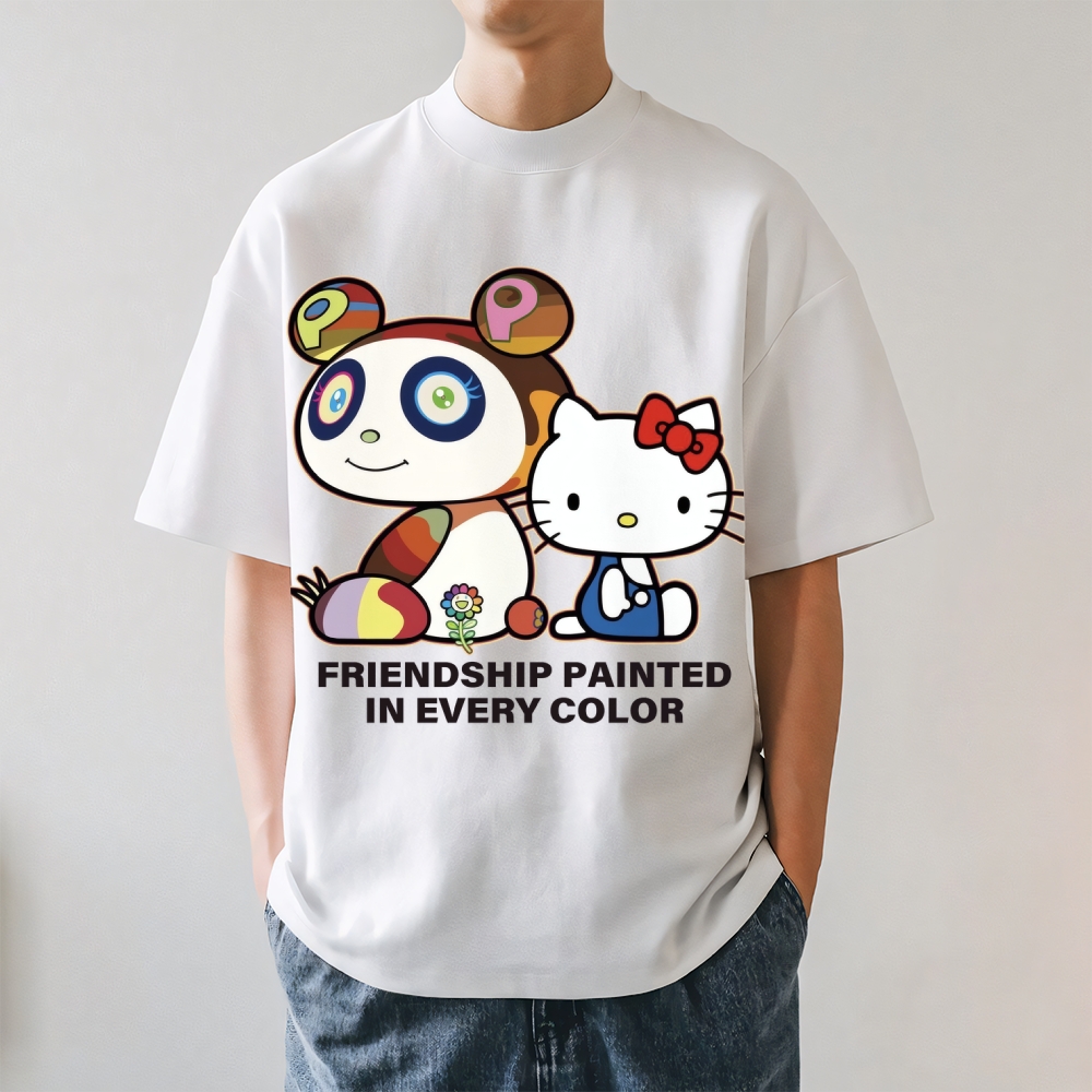 TM Panda Kitty Japanese Style Classic Tee