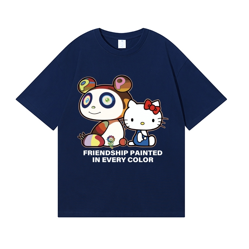 TM Panda Kitty Japanese Style Classic Tee