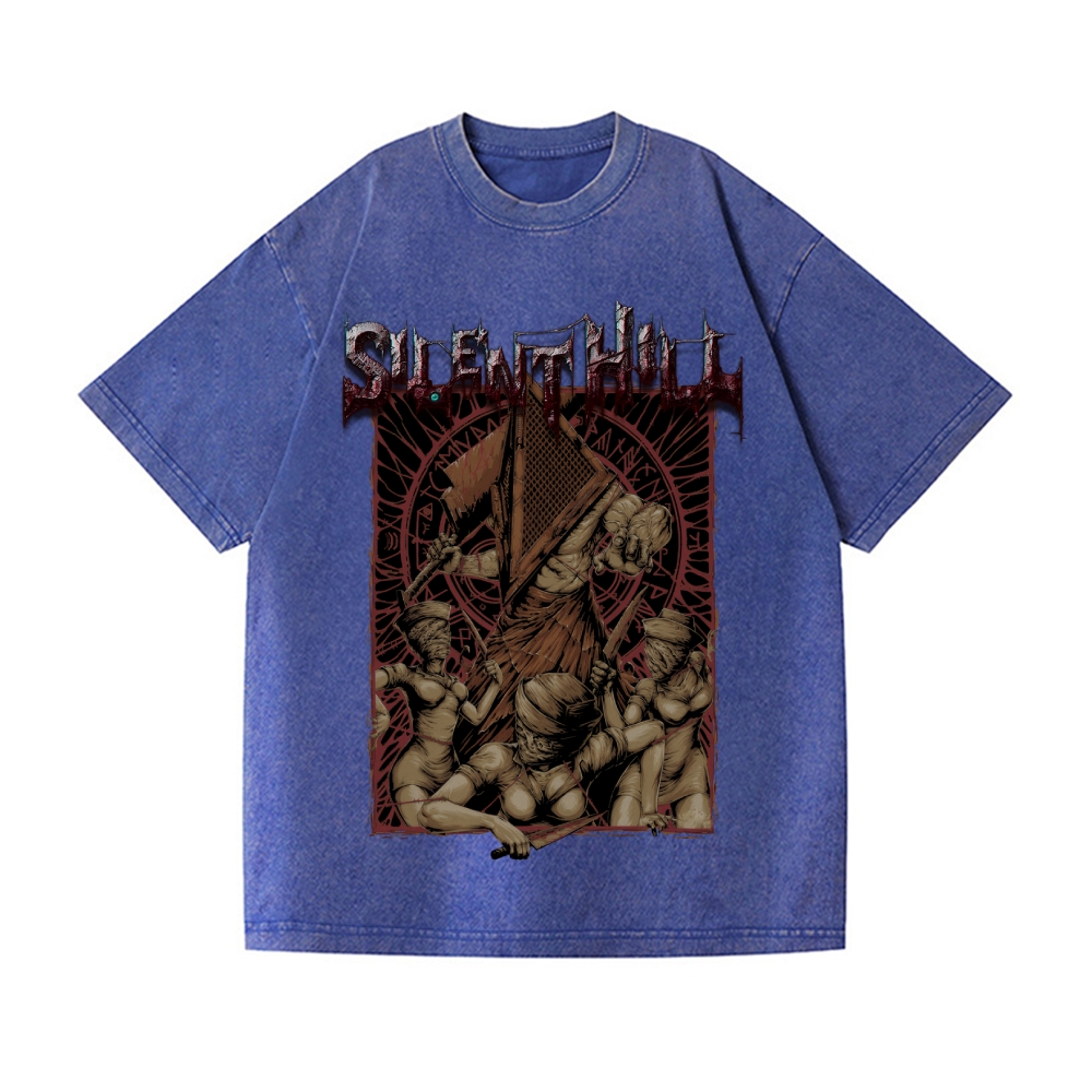 Silent Hill Vintage Wash Japanese Design T-Shirt