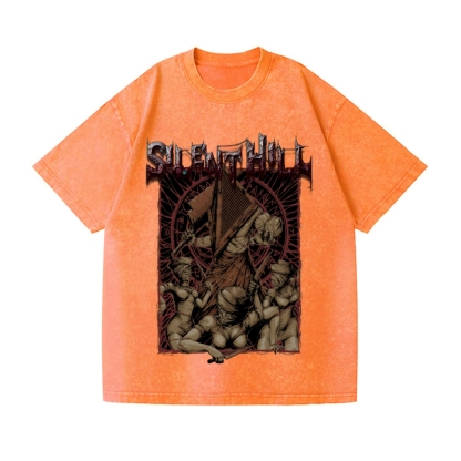 Silent Hill Vintage Wash Japanese Design T-Shirt
