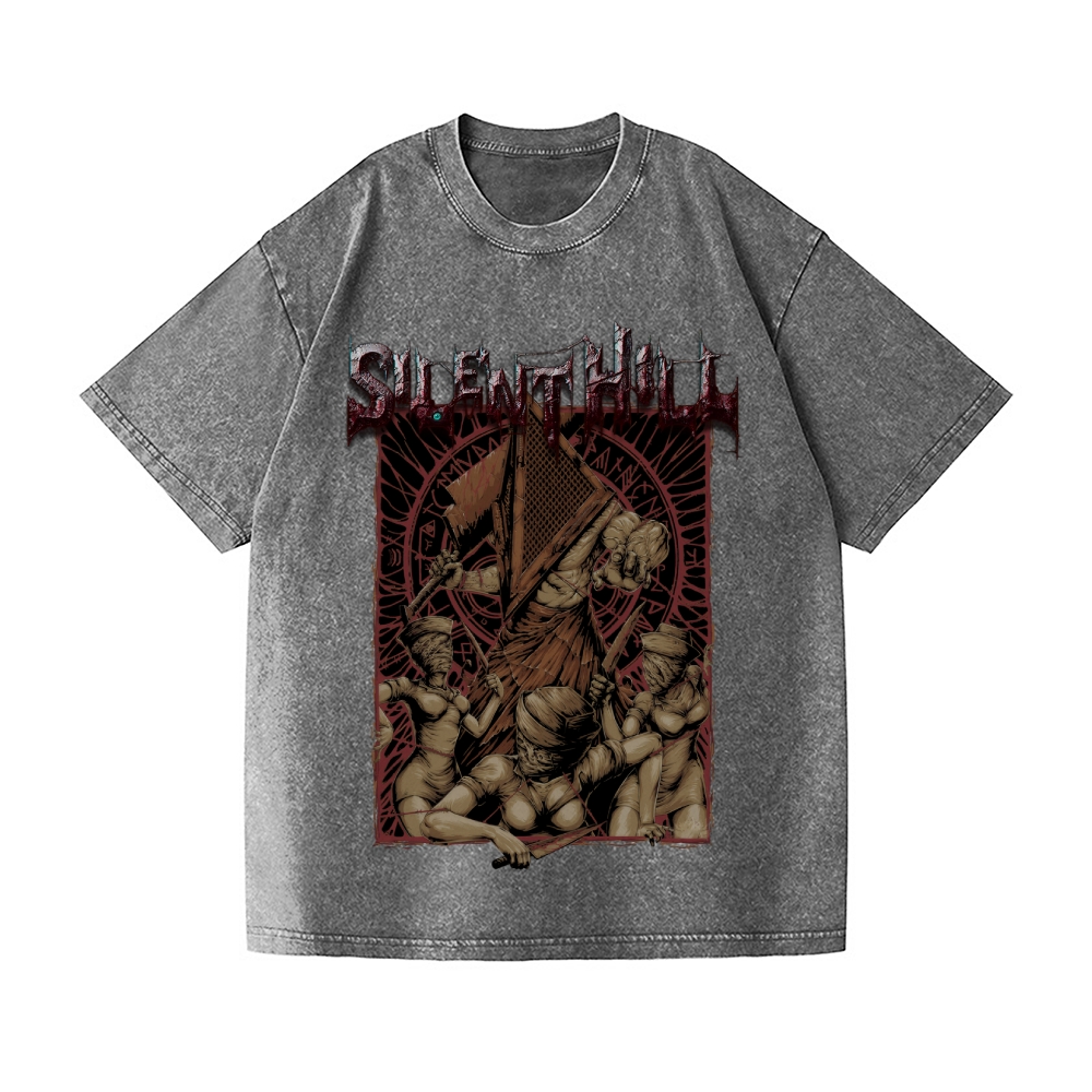Silent Hill Vintage Wash Japanese Design T-Shirt