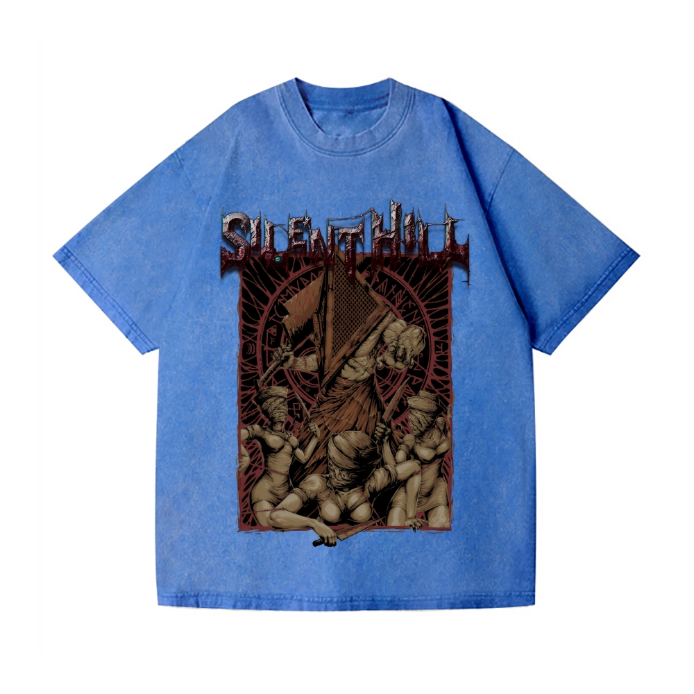 Silent Hill Vintage Wash Japanese Design T-Shirt