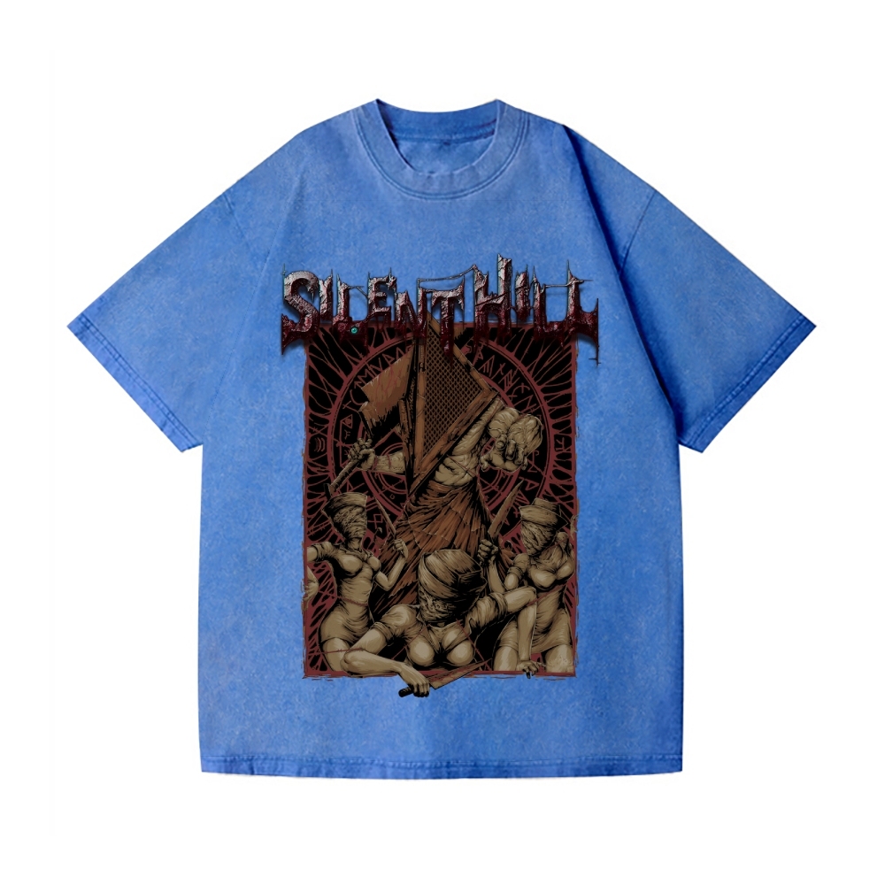 Silent Hill Vintage Wash Japanese Design T-Shirt