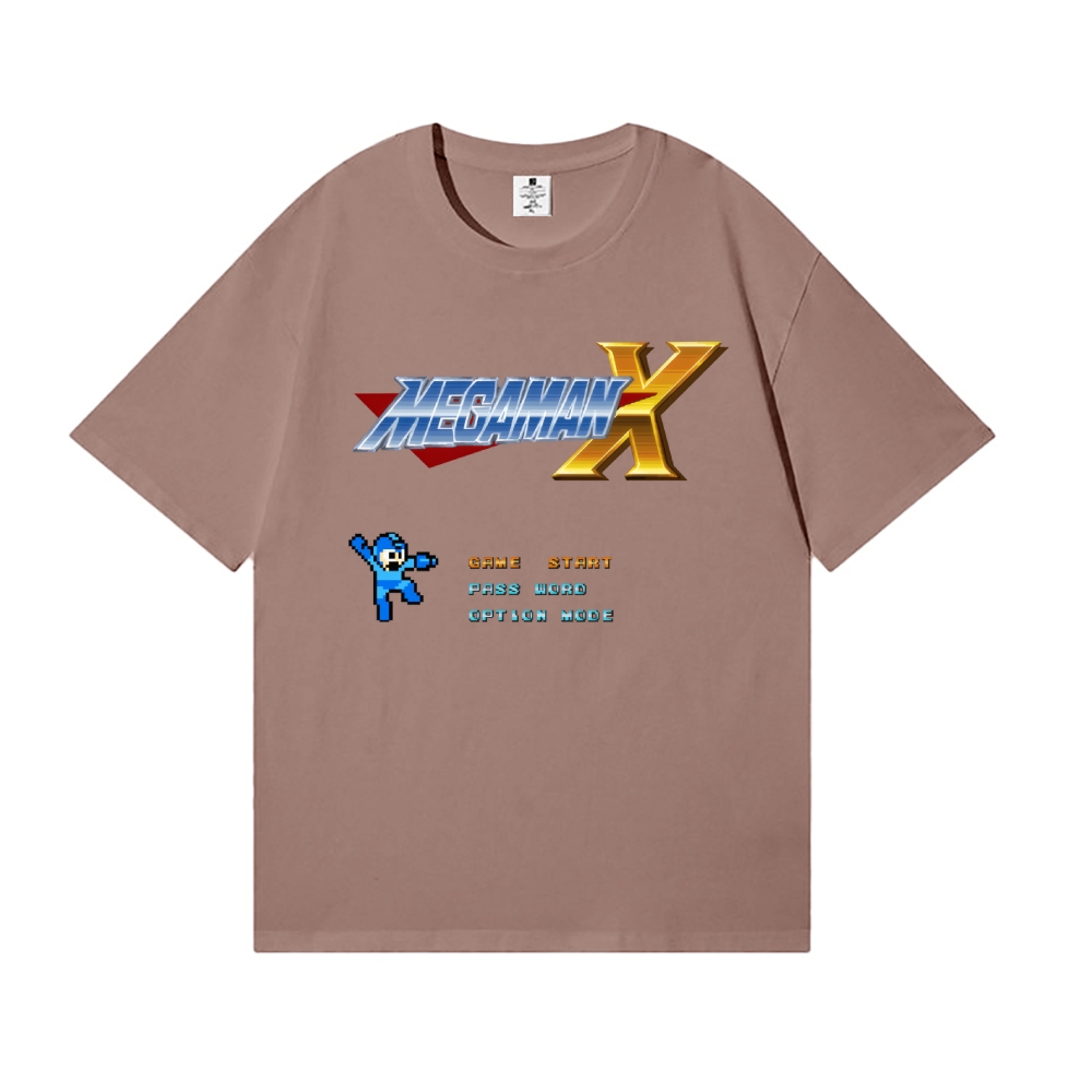Mega Man Jump Shoot Japanese Style Classic Tee