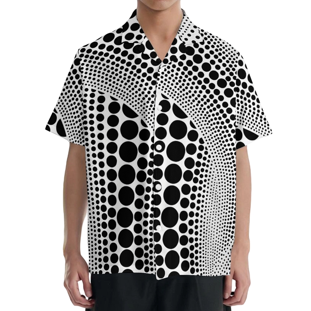Yayoi Kusama Dots Japanese Style Camp Shirt