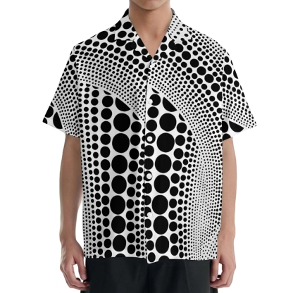 Yayoi Kusama Dots Japanese Style Camp Shirt