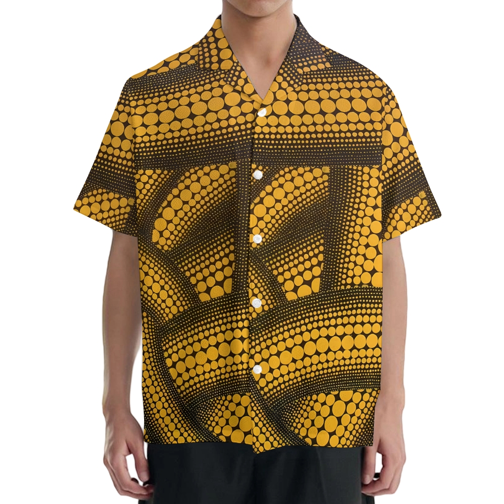 Yayoi Kusama Dots Japanese Style Camp Shirt