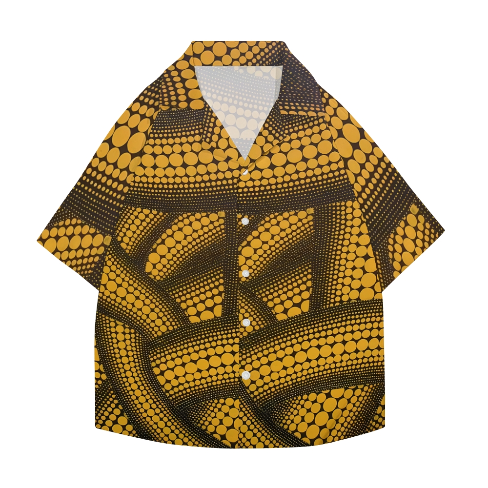 Yayoi Kusama Dots Japanese Style Camp Shirt