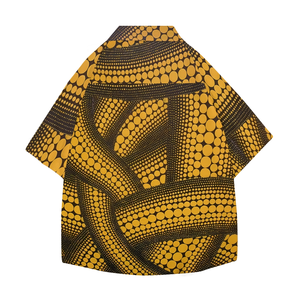 Yayoi Kusama Dots Japanese Style Camp Shirt