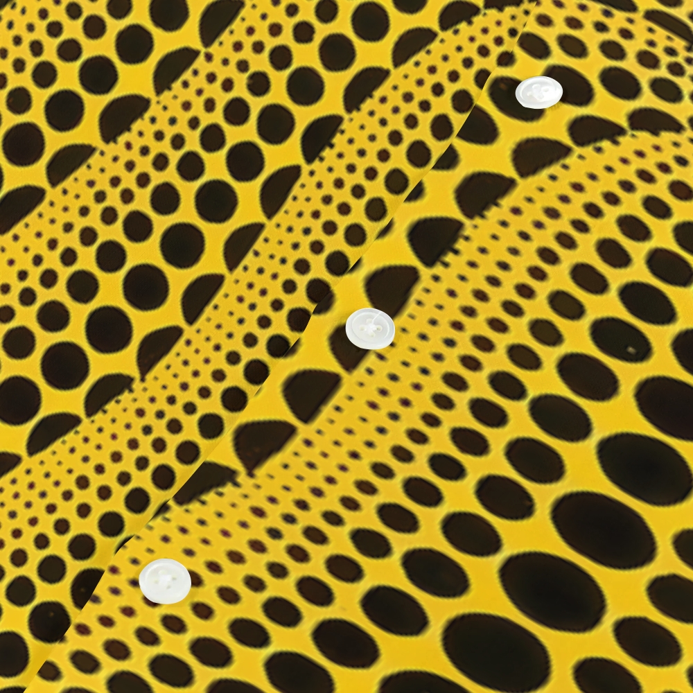 Yayoi Kusama Pumpkin Japanese Style Camp Shirt