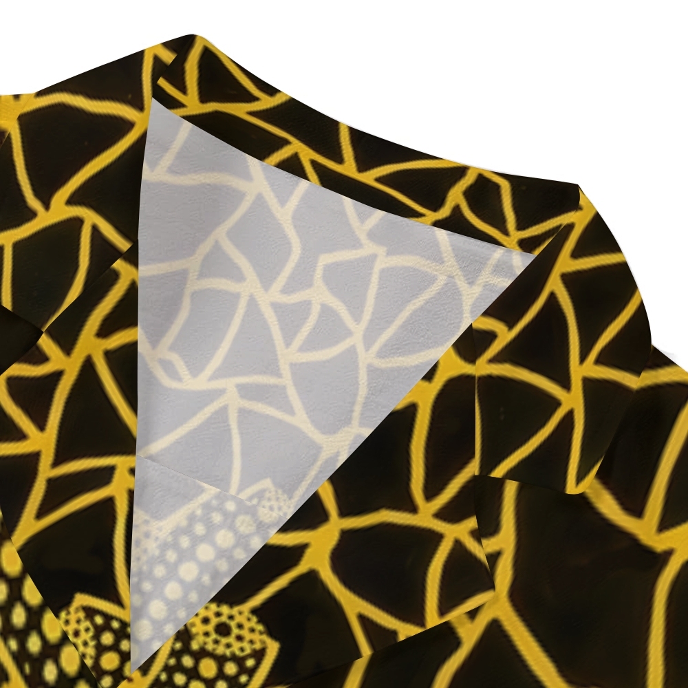 Yayoi Kusama Pumpkin Japanese Style Camp Shirt