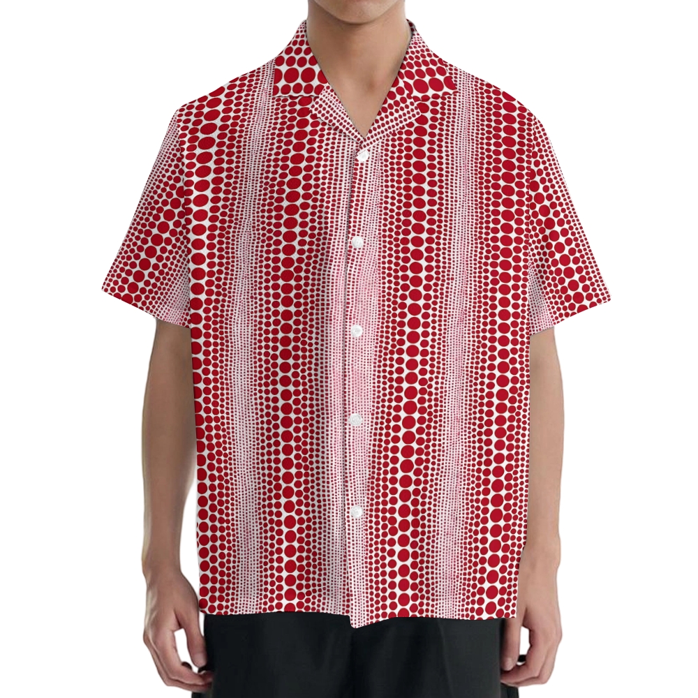 Yayoi Kusama Dots Japanese Style Camp Shirt