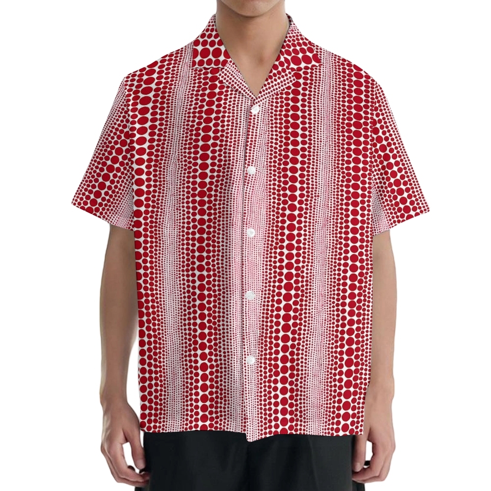 Yayoi Kusama Dots Japanese Style Camp Shirt